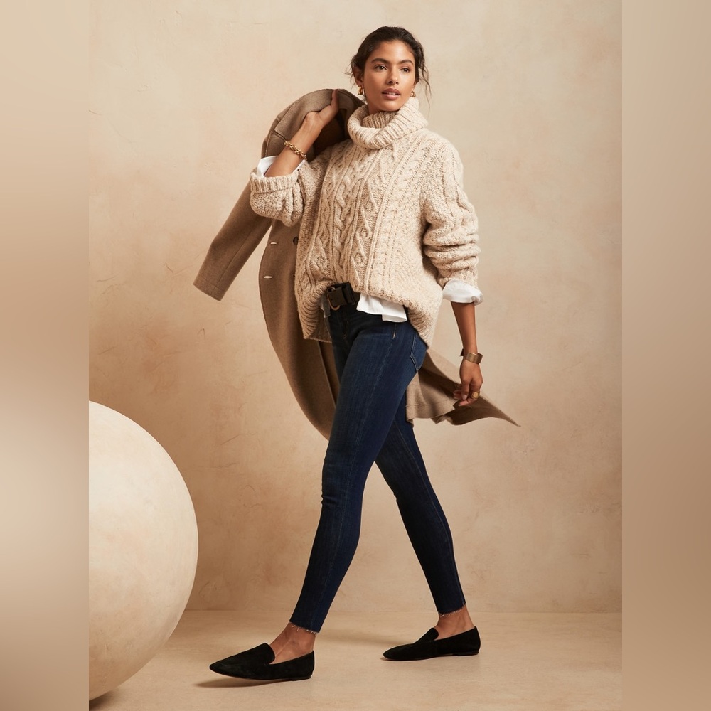 BANANA‎ REPUBLIC MID-RISE SKINNY JEANS 29L